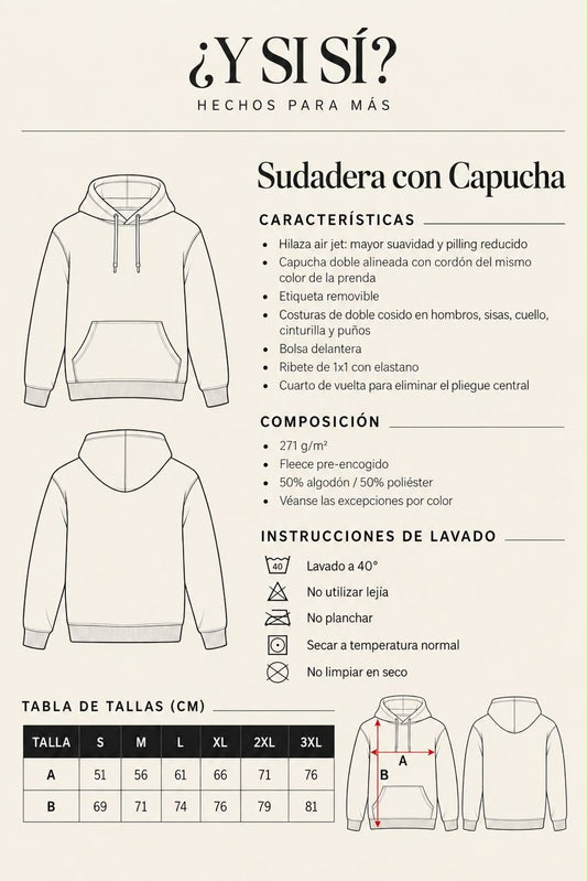 Hoodie Negra Atrévete