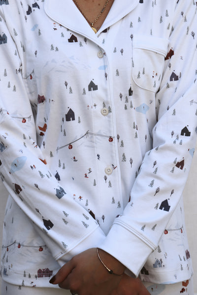 Pijama Manga Corta Pantalón Villas Góndolas