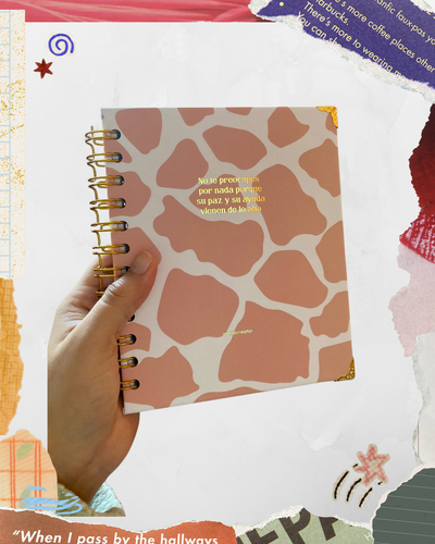 Libreta Animal Print Jirafa