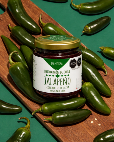 Salsa Chicharrón de Chile Jalapeño con Aceite de Oliva