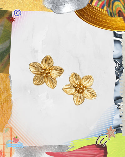 Aretes Flor de Hawaii