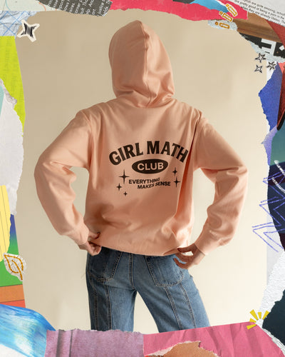 HOODIE ROSA GIRL MATH