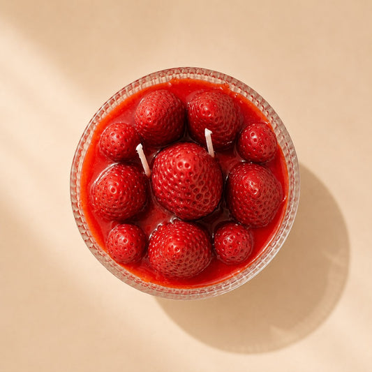 vela STRAWBERRY PANNA COTTA