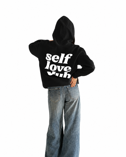 HOODIE NEGRA SELF LOVE CLUB