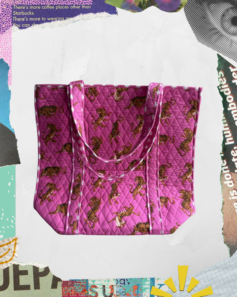 Tote Rosa con Tigres