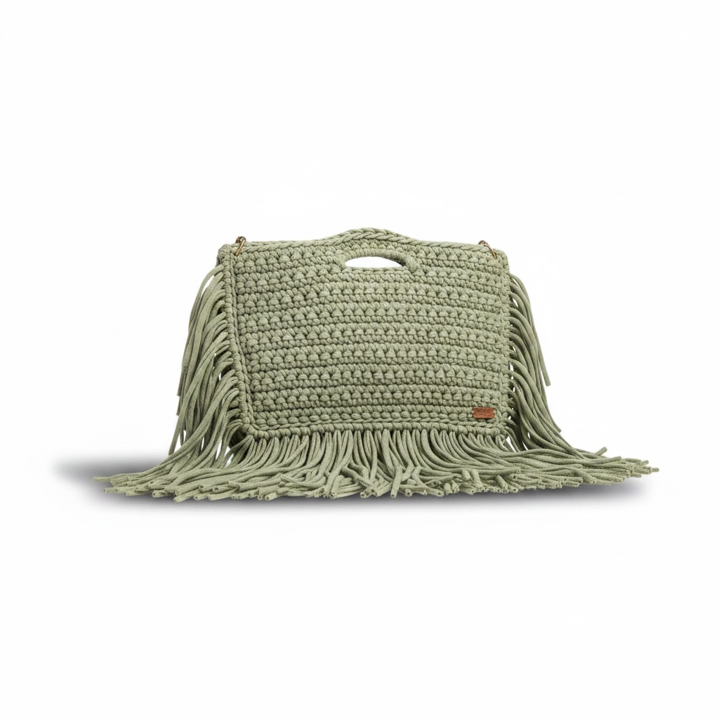 Bolsa de crochet y macrame Penelope boho