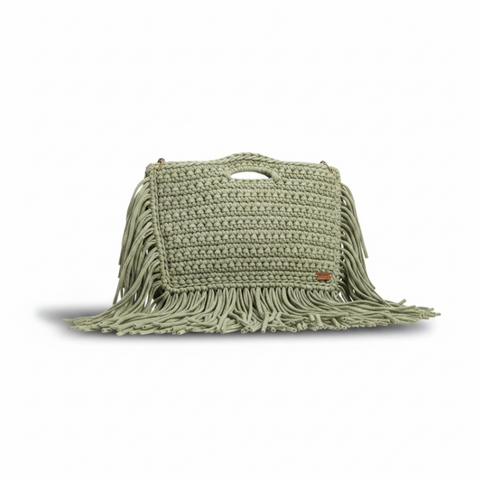 Bolsa de crochet y macrame Penelope boho