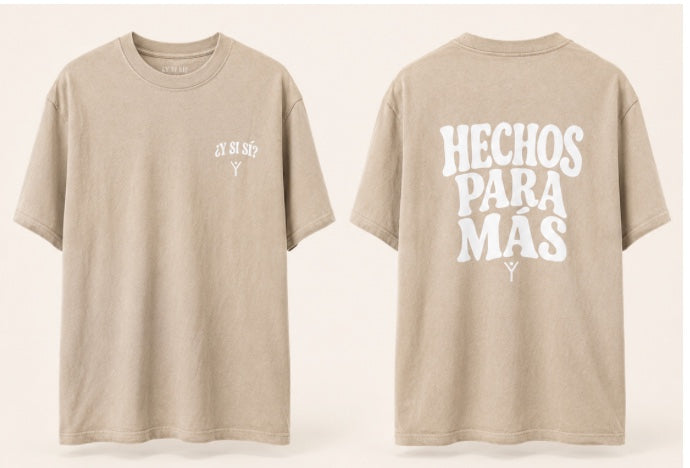 Playera Bubble Hechos para Más