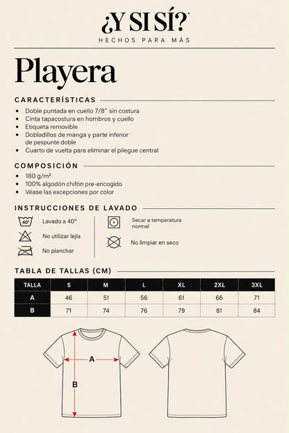 Playera Bubble Hechos para Más
