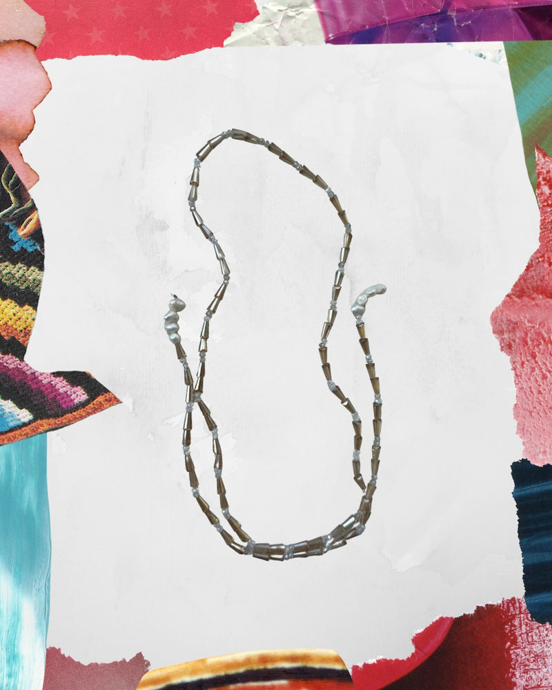 Collar largo WAFFLES NECKLACE