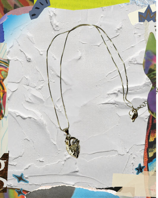Collar corazon grande