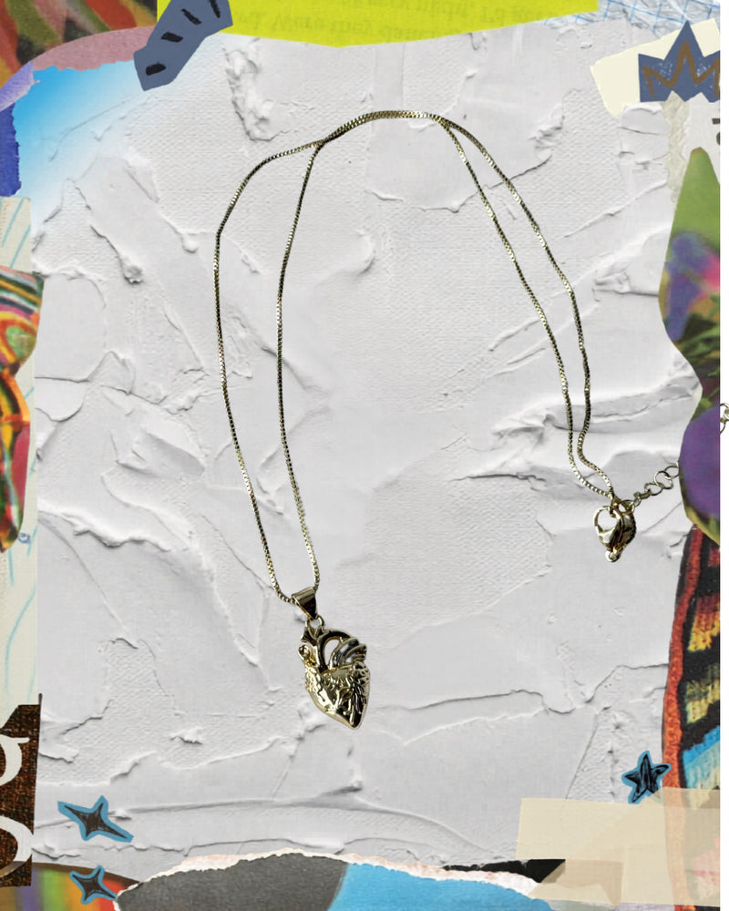 Collar corazon grande