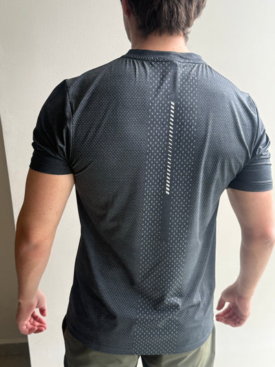 Activewear hombre  manga corta negra