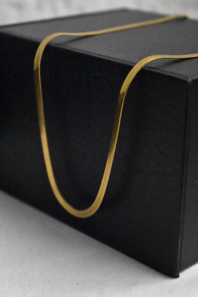 Cadena Snake Gold