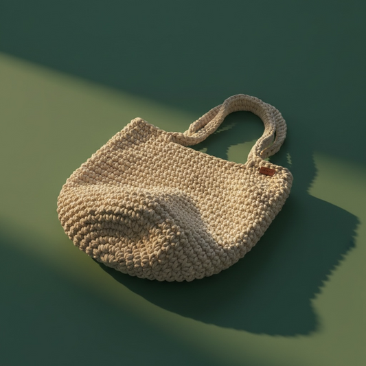 Tote bag crochet macrame