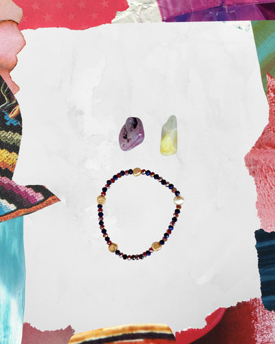 Brazalete con perla de rio VELVET
