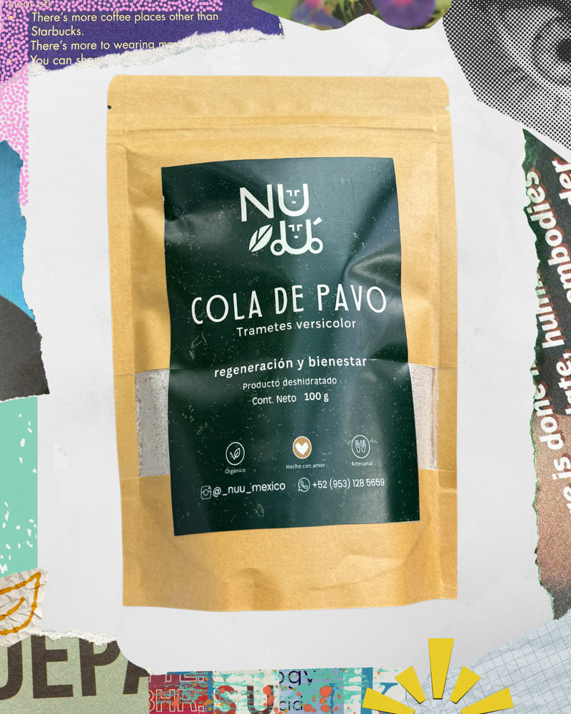 Adaptógeno Cola de pavo en polvo