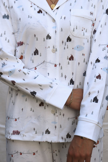 Pijama Manga Corta  Pantalón  Villas Góndolas