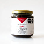 Salsa Chicharrón de Chile Serrano con Aceite de Oliva