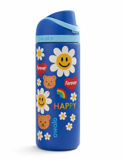 Termo azul con stickers 32 OZ