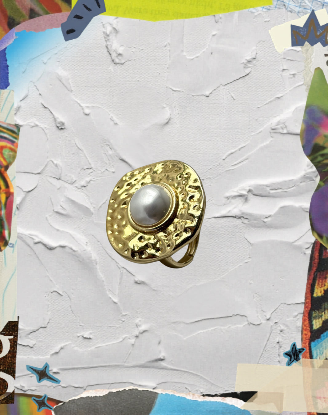 Anillo perla