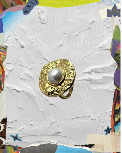 Anillo perla
