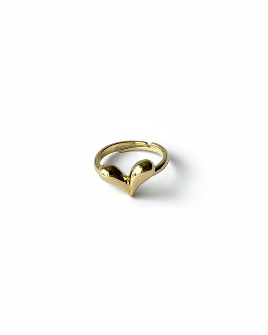 Anillo ajustable corazon