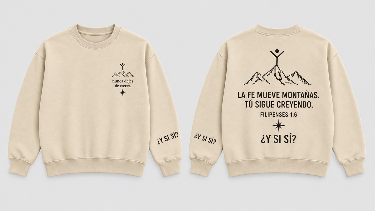 Sudadera Sigue Creyendo