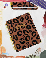 Libreta Animal Print Felino Coffe