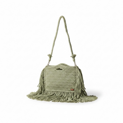 Bolsa de crochet y macrame Penelope boho