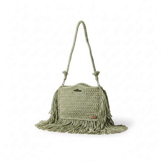 Bolsa de crochet y macrame Penelope boho