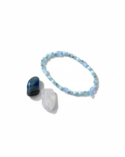 Brazalete azul de secuencia SALTY