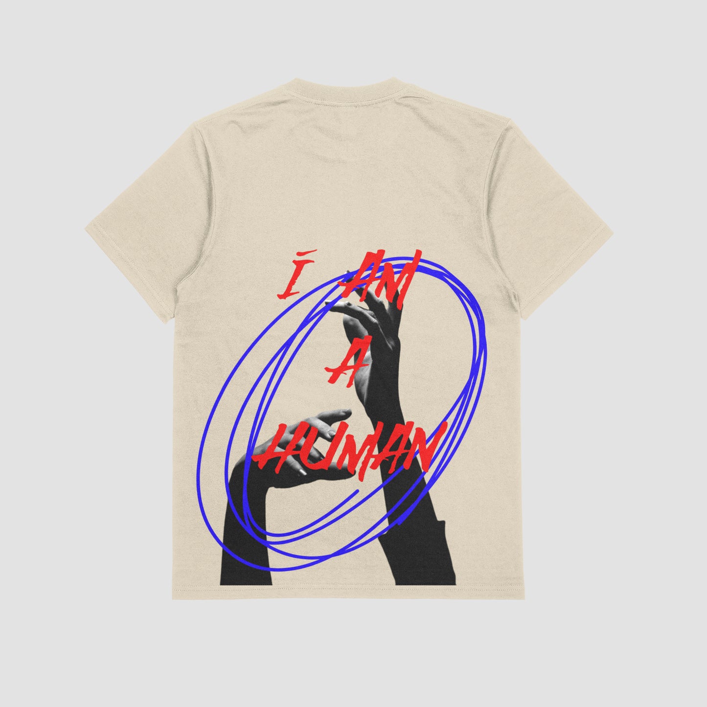 Playera Oversize AM A HUMAN