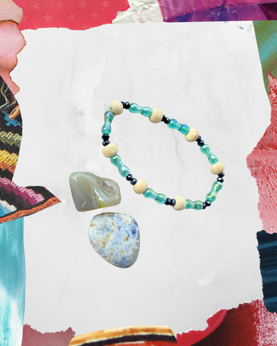 Brazalete con separadores de madera SOUR GUMMY