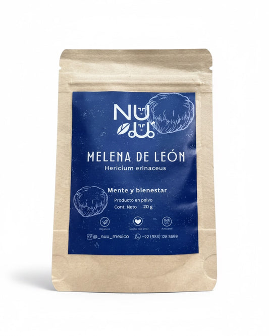 Adaptógeno Melena de león en polvo presentacion chica