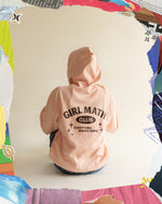 HOODIE ROSA GIRL MATH