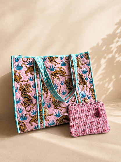 Tote rosa de tigres