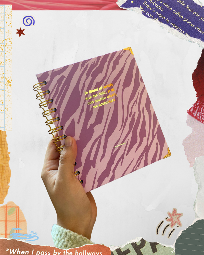 Libreta Animal Print Cebra