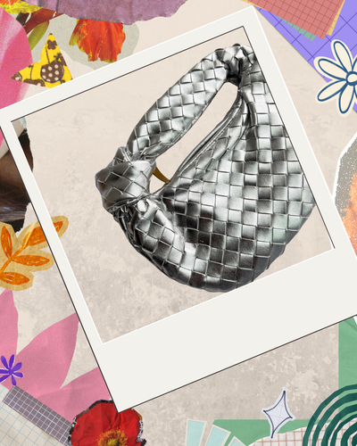 Bolsa de mano Jodie small plateada