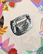 Bolsa de mano Jodie small plateada