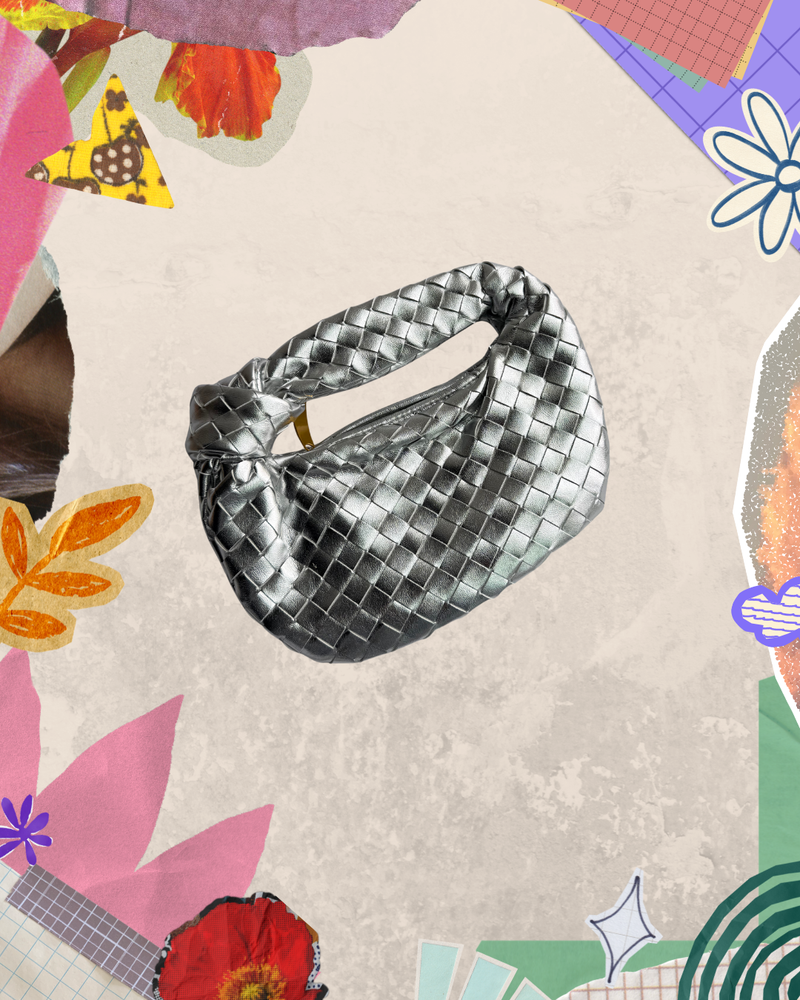 Bolsa de mano Jodie small plateada