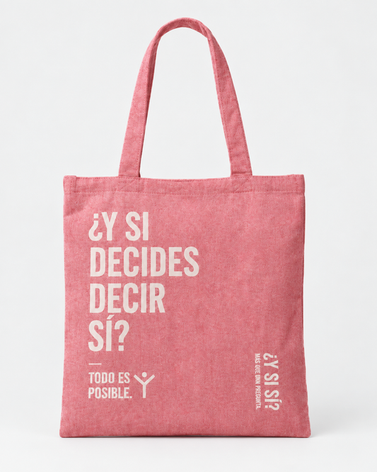ToteBag Rosa Todo es Posible