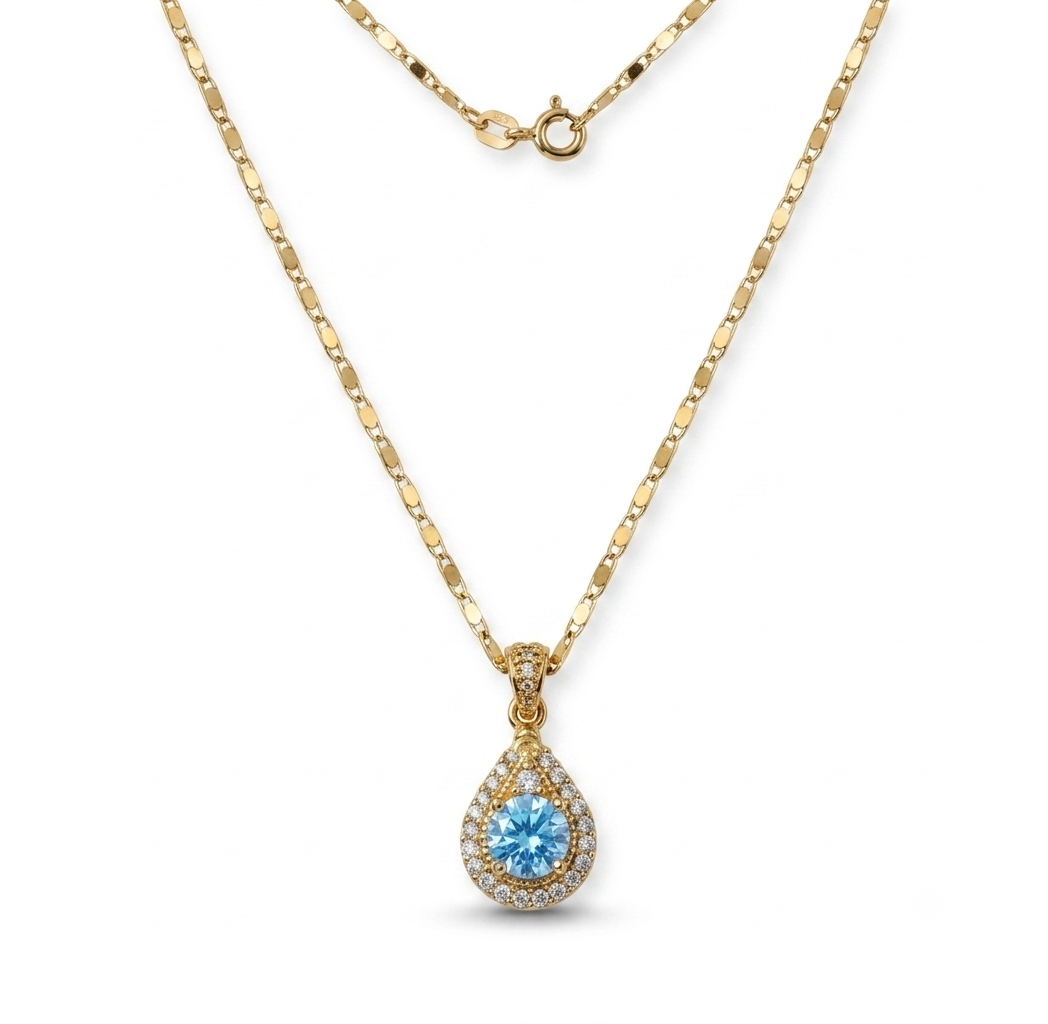 Collar piedra clara