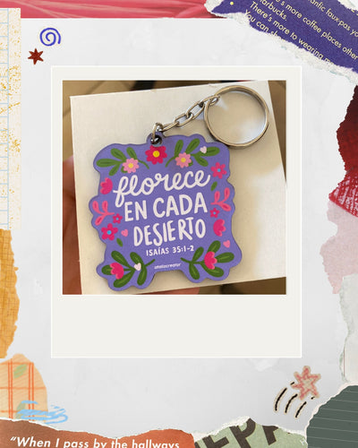 Llavero Florece