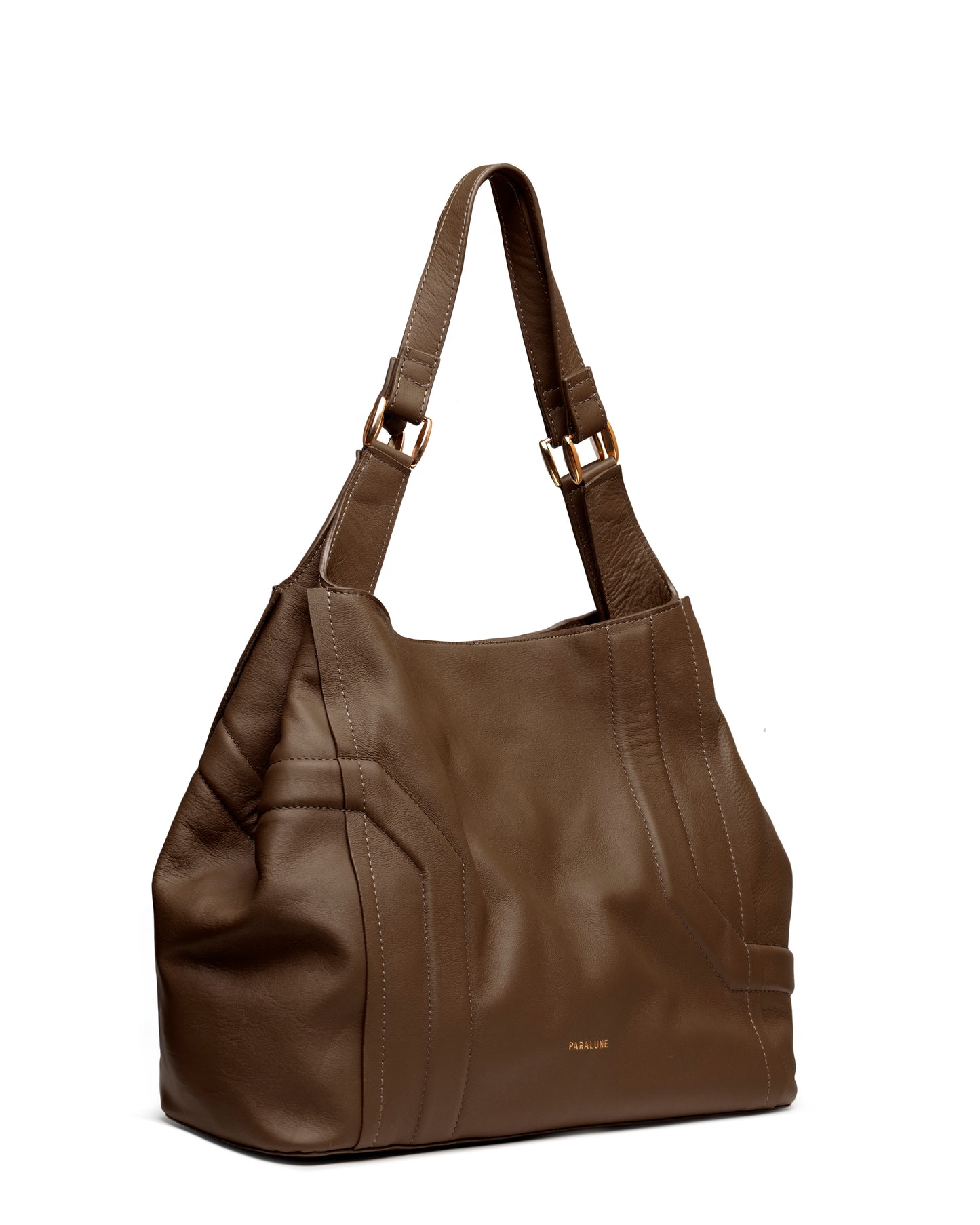 Bolsa de piel PIENA CHOCOLATE