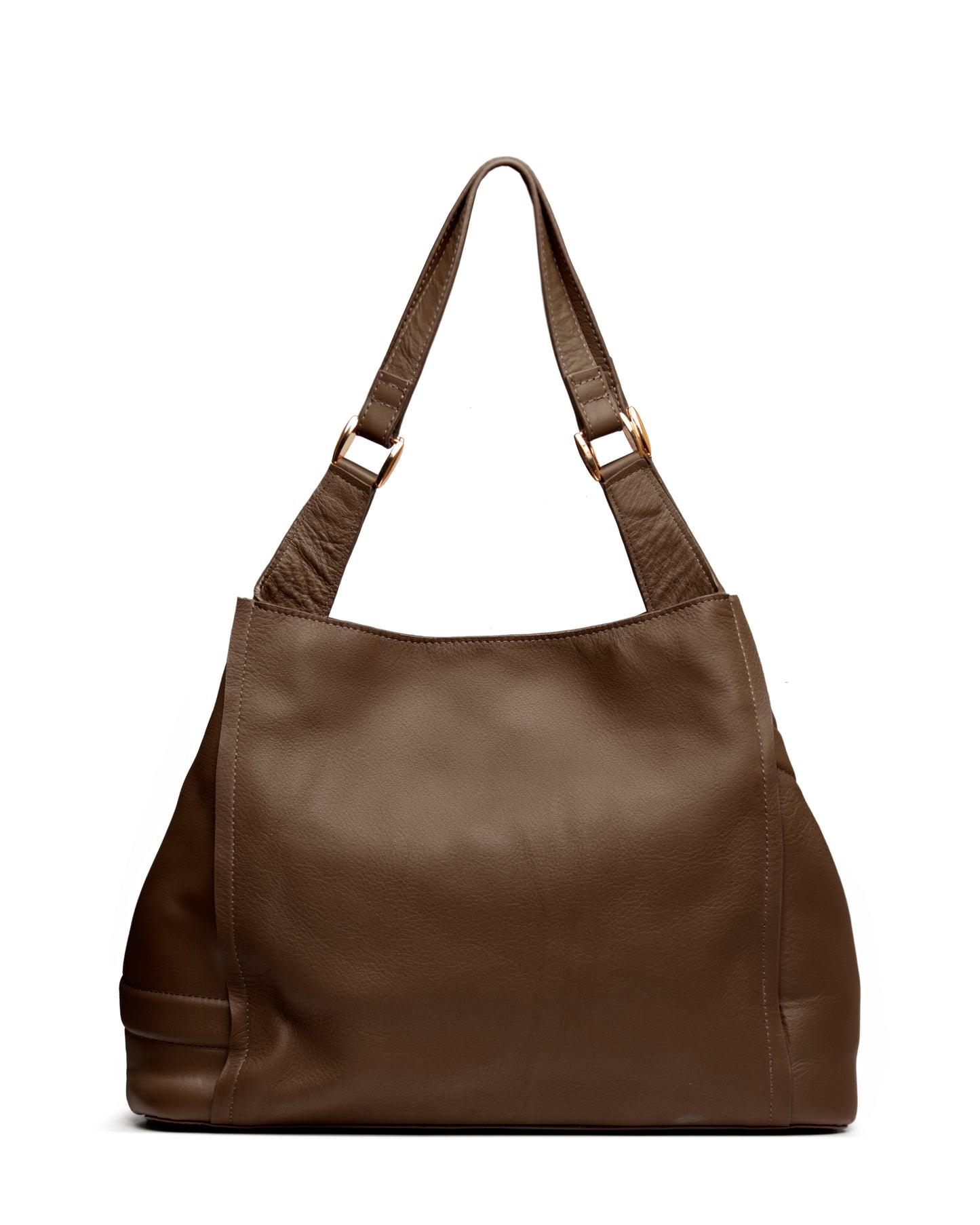 Bolsa de piel PIENA CHOCOLATE