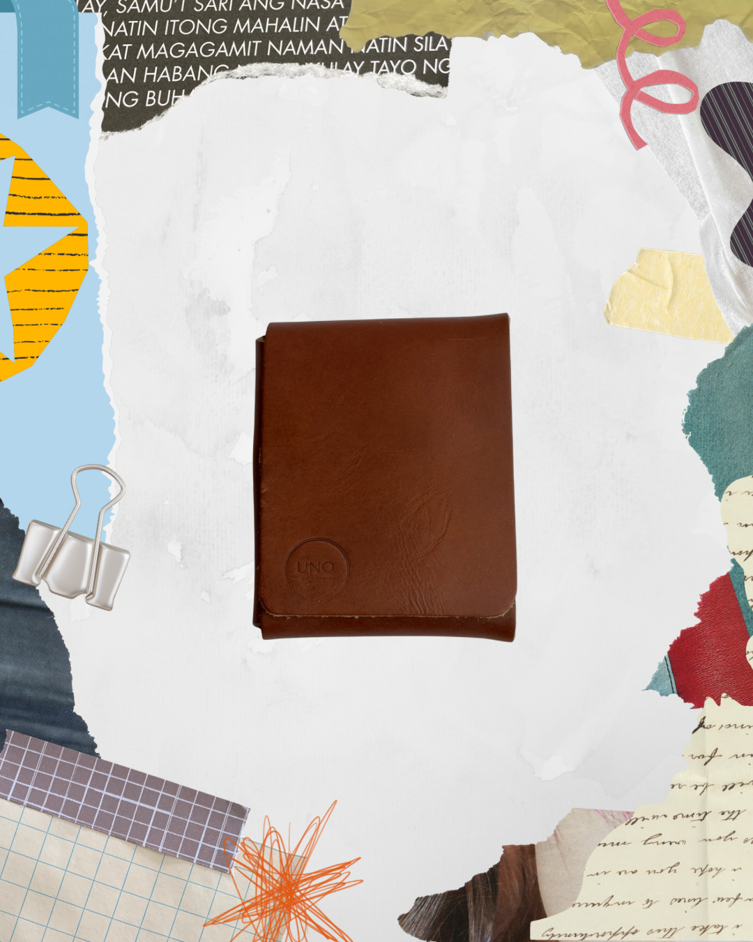 Billetera sencilla trifold