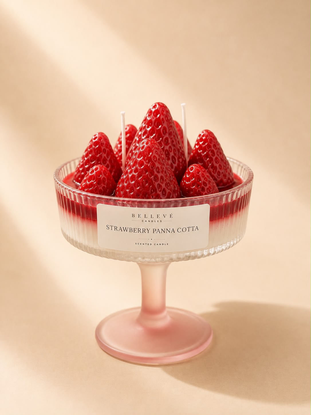 vela STRAWBERRY PANNA COTTA