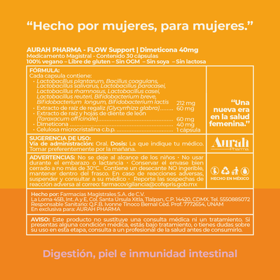 Suplemento FLOW+ – Salud Digestiva y Hormonal