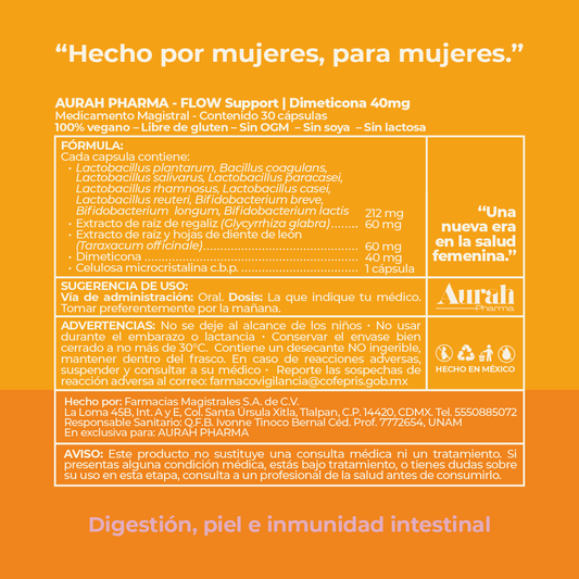 Suplemento FLOW+ – Salud Digestiva y Hormonal